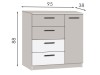 Andi 4 + 1 S dresser