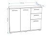 Chest of drawers Christian 120