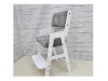 Growing transformer chair made of ash wood with painting.